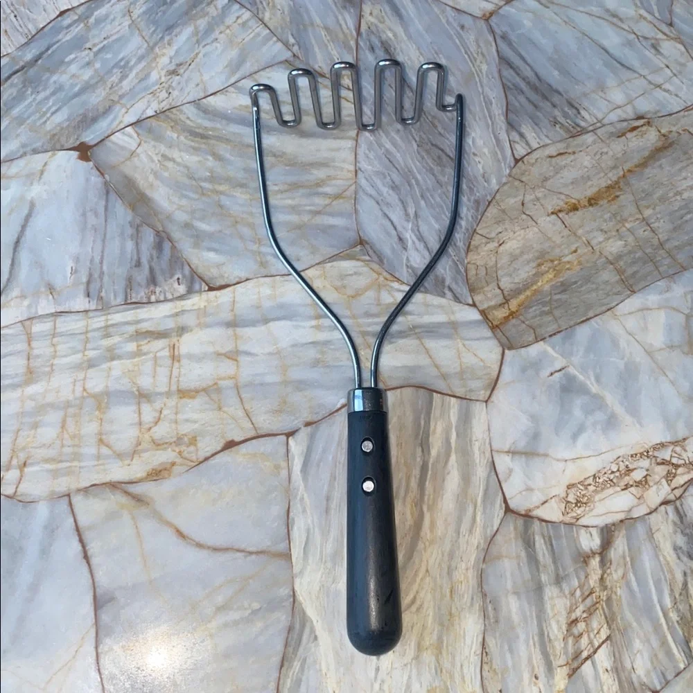IKEA Black and Silver Potato Masher